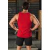 COOFANDY Men’s Workout Tank Tops Pack Dry Fit Sleeveless Running Shirts Gym Muscle Bodybuilding T Shirts(Black/Red/Royal Blue)
