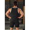 COOFANDY Men’s Workout Tank Tops Pack Dry Fit Sleeveless Running Shirts Gym Muscle Bodybuilding T Shirts(Black/White)