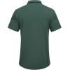 COOFANDY Men’s Wrinkle Free Untucked Cuban Shirt Business Casual Button Down Shirts Short Sleeve Shirt(Dark Green)