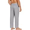 COOFANDY Mens Yoga Sweatpants Casual Open Bottom Pants Lightweight Jogger Track Pants with Pockets(Light Grey)