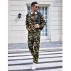 COOFANDY Sweatsuits for Men 2 Piece Tracksuit Casual Athletic Jogging Suit Hooded Set(Camo)