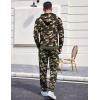 COOFANDY Sweatsuits for Men 2 Piece Tracksuit Casual Athletic Jogging Suit Hooded Set(Camo)