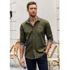 COOFANDY mens Casual(Army Green)