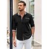 COOFANDY mens Casual(Black)