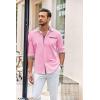 COOFANDY mens Casual(Pink)