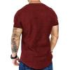 COOFANDY mens Casual(Two Pack- Black/Wine Red)