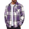 COOFANDY Flannel Shirt for Men Lightweight Button Down Shirts Long Sleeve Cotton Plaid Shirt