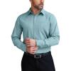 COOFANDY Men Long Sleeve Button Down Shirts Muscle Fit Dress Shirts Slim Fit Knit Shirts Camp Collar Shirts(Light Green)