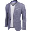Plaid Blazer - Blue