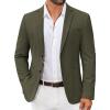 COOFANDY Men’s Casual Regular Fit Blazer Jacket Two Button Suit Jackets Lightweight Sport Coat(Army Green)