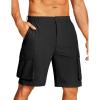 COOFANDY Mens Hiking Cargo Shorts Quick Dry Work Shorts Casual Golf Shorts Lightweight Fishing Shorts with Pockets