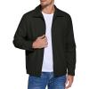 COOFANDY Men’s Lightweight Zip Up Jacket Eisenhower Work Office Jackets Casual Golf Outwear(A-black)