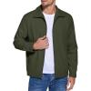 COOFANDY Men’s Lightweight Zip Up Jacket Eisenhower Work Office Jackets Casual Golf Outwear(Dark Army Green)