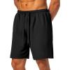COOFANDY Men’s Workout Gym Shorts Mesh Athletic Shorts Lightweight Quick Dry Training Short Pants with Pockets(Black(1 Pack of 1))