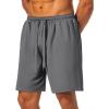 COOFANDY Men’s Workout Gym Shorts Mesh Athletic Shorts Lightweight Quick Dry Training Short Pants with Pockets(Dark Grey(1 Pack of 1))