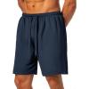 COOFANDY Men’s Workout Gym Shorts Mesh Athletic Shorts Lightweight Quick Dry Training Short Pants with Pockets(Navy Blue(1 Pack of 1))