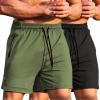 COOFANDY mens(2 Pack- Black/Army Green)