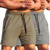 COOFANDY mens(2 Pack- Khaki/Grey)