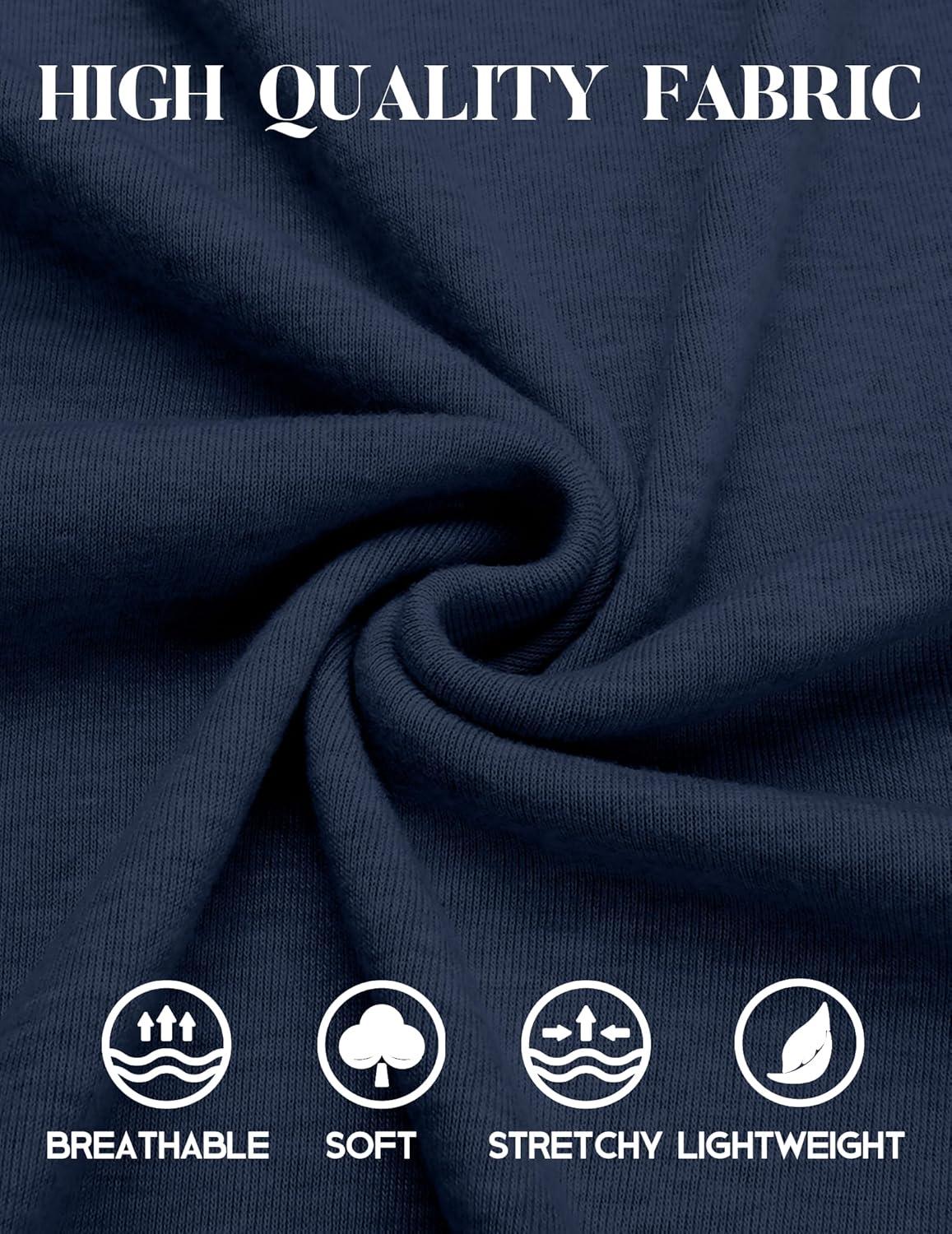 imageCOOFANDY Mens Henley Shirts Long Sleeve Casual Maverick Slub Henley TShirts Lightweight Basic TeeNavy Blue