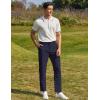 COOFANDY Men Golf Stretch Pant Casual Slim Fit Pant Lightweight Sweatpants with Pocket(Navy Blue)