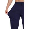 COOFANDY Men Golf Stretch Pant Casual Slim Fit Pant Lightweight Sweatpants with Pocket(Navy Blue)