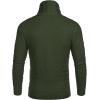 COOFANDY Men Knitted Hoodies Pullover Casual Long Sleeve Slim Fit Turtleneck Sweaters(A- Army Green)