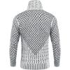 COOFANDY Men Knitted Hoodies Pullover Casual Long Sleeve Slim Fit Turtleneck Sweaters(A- White)