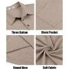 COOFANDY Men Short Sleeve Polo Shirt Casual Summer Collar Shirts Dress Button Polo T Shirt Classic Golf Shirts(Beige)