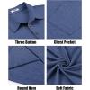 COOFANDY Men Short Sleeve Polo Shirt Casual Summer Collar Shirts Dress Button Polo T Shirt Classic Golf Shirts(Navy Blue)