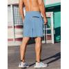 COOFANDY Men’s 3 Pack Athletic Running Shorts Gym Workout Short Quick Dry Sports Short with Pockets(Dark Grey/Light Blue)