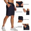 COOFANDY Men’s 3 Pack Athletic Running Shorts Gym Workout Short Quick Dry Sports Short with Pockets(Navy Blue/Dark Green)