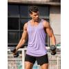 COOFANDY Men’s 3 Pack Gym Tank Tops Y-Back Workout Muscle Tee Training Bodybuilding Fitness Sleeveless T Shirts(3 Pack-light Blue/Light Purple/Grey)