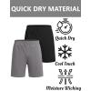 COOFANDY Men’s 7″ Gym Workout Shorts 2 Pack Quick Dry Athletic Shorts Training Running Shorts with Pocket
