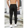 COOFANDY Men’s Athletic Joggers Casual Gym Sweatpants Workout Running Track Pants with Pockets(Black)