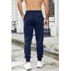 COOFANDY Men’s Athletic Joggers Casual Gym Sweatpants Workout Running Track Pants with Pockets(Dark Blue)