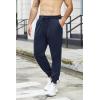 COOFANDY Men’s Athletic Joggers Casual Gym Sweatpants Workout Running Track Pants with Pockets(Dark Blue)