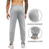 COOFANDY Men’s Athletic Joggers Casual Gym Sweatpants Workout Running Track Pants with Pockets(Light Grey)