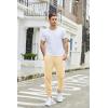 COOFANDY Men’s Athletic Joggers Casual Gym Sweatpants Workout Running Track Pants with Pockets(Light Yellow)