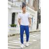 COOFANDY Men’s Athletic Joggers Casual Gym Sweatpants Workout Running Track Pants with Pockets(Royal Blue)