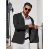 COOFANDY Men’s Blazer Casual Suit Jacket Slim Fit One Button Sport Coats Lightweight Sports Jacket(Black)