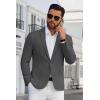 COOFANDY Men’s Blazer Casual Suit Jacket Slim Fit One Button Sport Coats Lightweight Sports Jacket(Dark Grey)