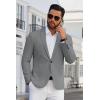 COOFANDY Men’s Blazer Casual Suit Jacket Slim Fit One Button Sport Coats Lightweight Sports Jacket(Grey)