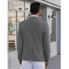 COOFANDY Men’s Blazer Casual Suit Jacket Slim Fit One Button Sport Coats Lightweight Sports Jacket(Grey)