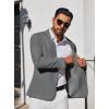 COOFANDY Men’s Blazer Casual Suit Jacket Slim Fit One Button Sport Coats Lightweight Sports Jacket(Grey)
