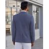 COOFANDY Men’s Blazer Casual Suit Jacket Slim Fit One Button Sport Coats Lightweight Sports Jacket(Grey Blue)