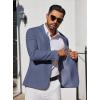 COOFANDY Men’s Blazer Casual Suit Jacket Slim Fit One Button Sport Coats Lightweight Sports Jacket(Grey Blue)
