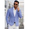 COOFANDY Men’s Blazer Casual Suit Jacket Slim Fit One Button Sport Coats Lightweight Sports Jacket(Royal Blue)