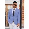 COOFANDY Men’s Blazer Casual Suit Jacket Slim Fit One Button Sport Coats Lightweight Sports Jacket(Royal Blue)