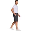 COOFANDY Men’s Cargo Shorts Loose Fit Casual Cotton Work Shorts Outdoor Hiking Pants with Multi Pockets(Dark Grey)