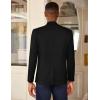 COOFANDY Men’s Casual Blazer Slim Fit Lightweight Sport Coat One Button Suit Jacket(Black)